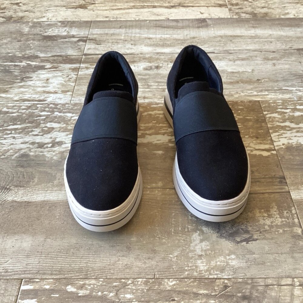 CLARKS Cloudsteppers Audreigh Eve Black Platform Sneakers Women’s 7 - Picture 4 of 8